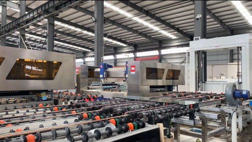 SWAN GLASS CO.,LTD خط إنتاج المصنع